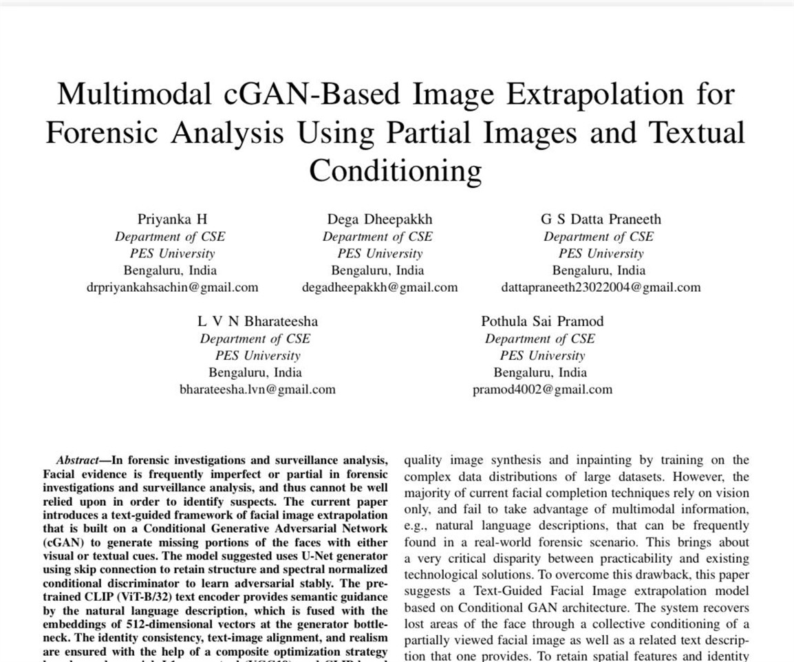 Multimodal cGAN-Based Image Extrapolation for Forensic Analysis figure
